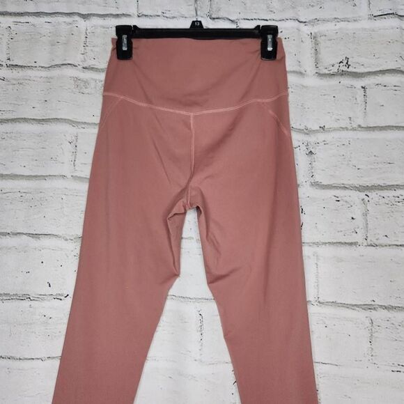 Girlfriend Collective #4008 Compressive High-Rise Leggings Rose Brown Small - Picture 7 of 11